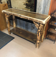 Aspen barn wood sofa table