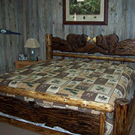Chainsaw-Carved Slab Bed King $1299