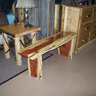 4ft Cedar Bench $250