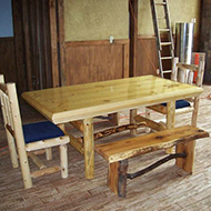 Table Chair and Bench