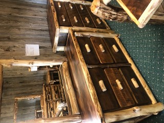 Aspen, Barnwood chest and dresser
