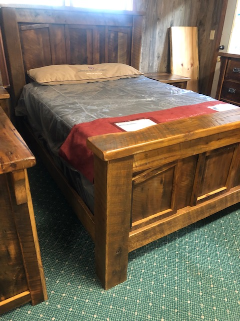 Reclaimed Barnwood Bed