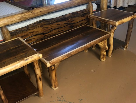 Aspen barn wood coffee table